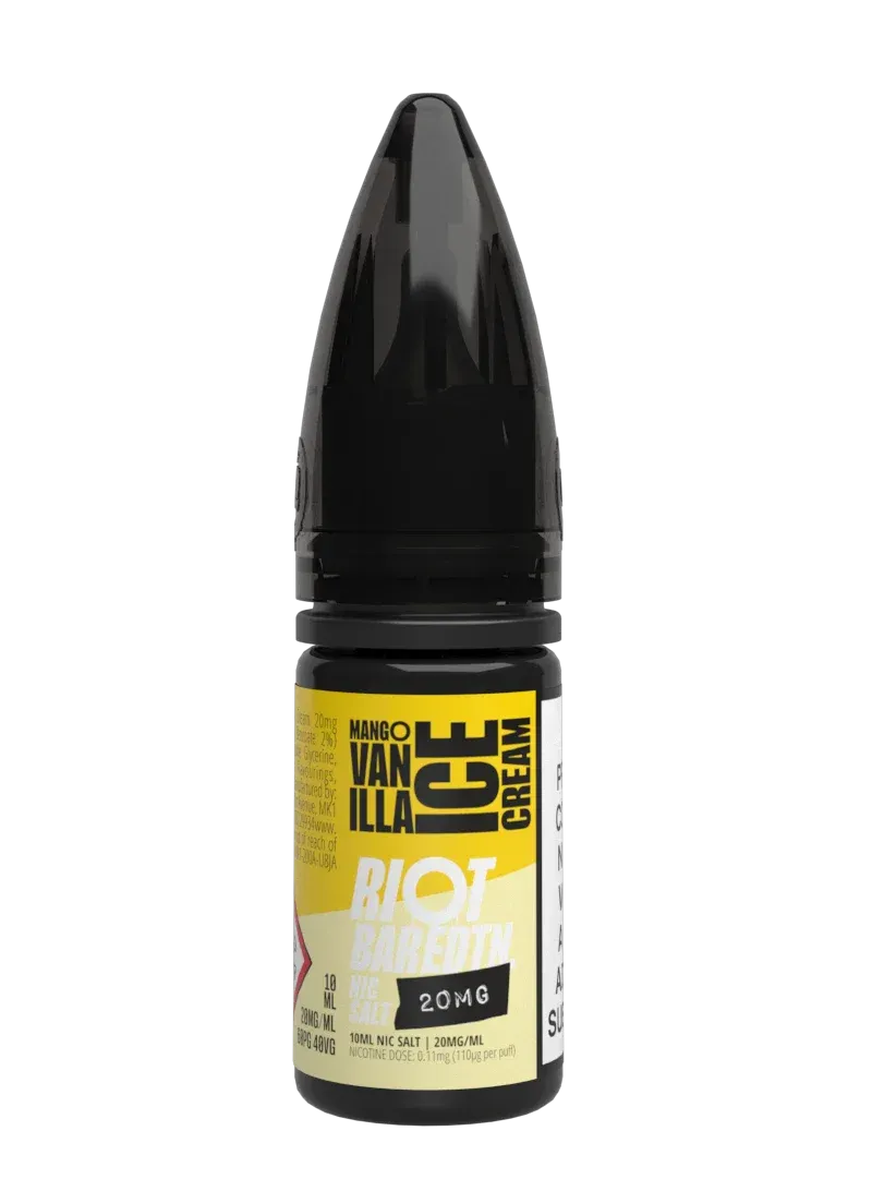 Riot Squad Bar Edtn Mango Vanilla Ice Cream e-liquide 10ml 10mg
