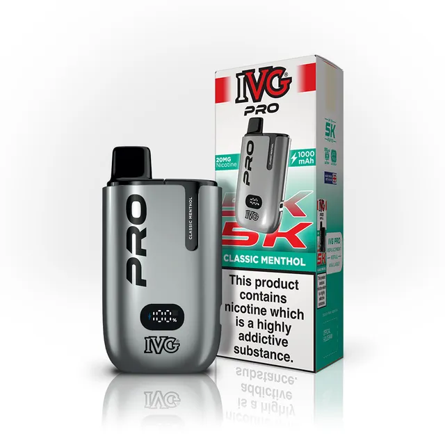 IVG Pro 5K Classic Menthol Kit Pod Rechargeable 20mg 6ml