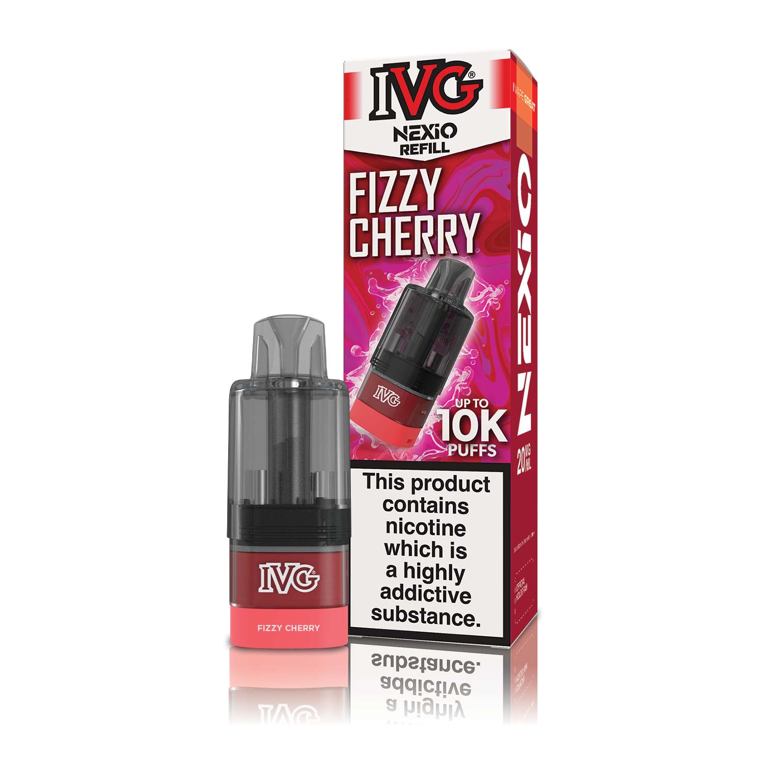 IVG NEXiO Pod rechargeable fizzy cherry 20mg
