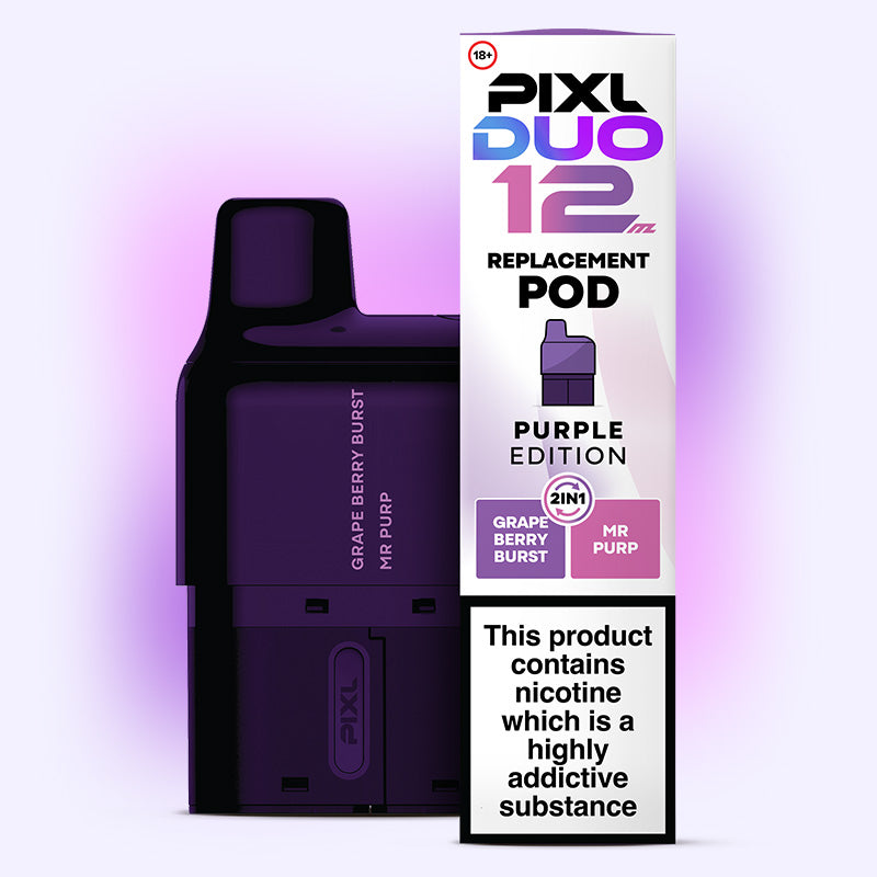 PIXL Duo 12 Purple pod double parfum 20mg raisin baies