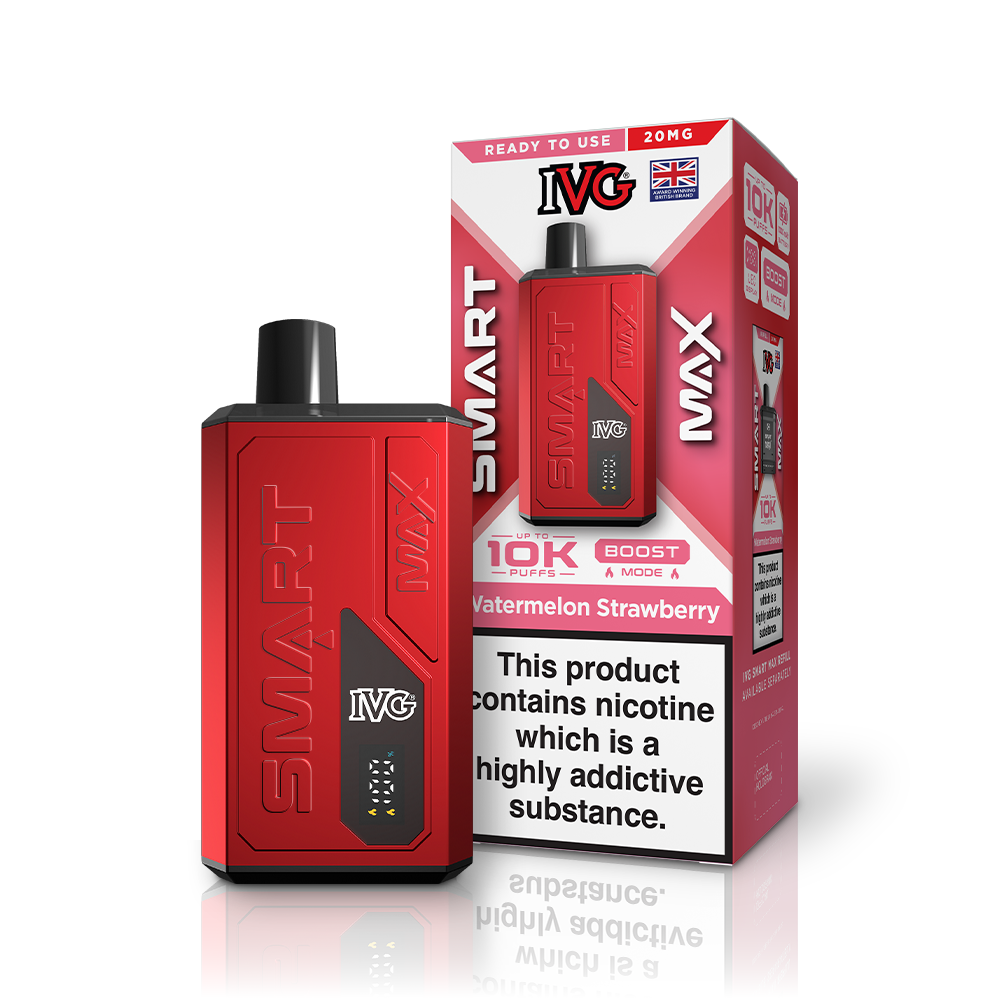 IVG Smart Max kit pod Watermelon Strawberry 20mg 12ml 10000 puffs
