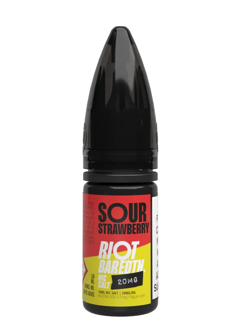 Riot Squad BAR EDTN Sour Strawberry e-liquide 10ml 10mg fraise