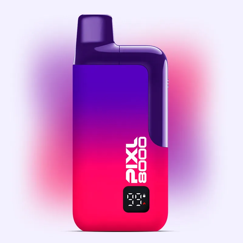 PIXL 8000 puff rechargeable Black Cherry 20mg