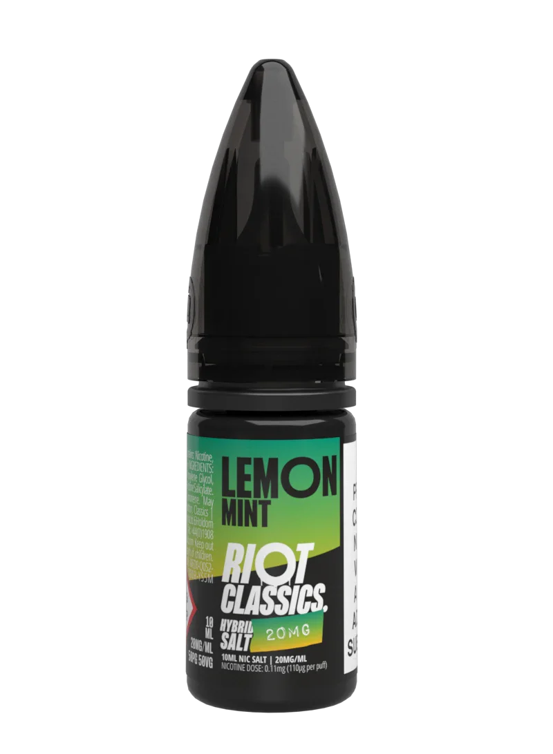 Riot Squad Classics Salt Lemon Mint e-liquide 10ml 10mg citron