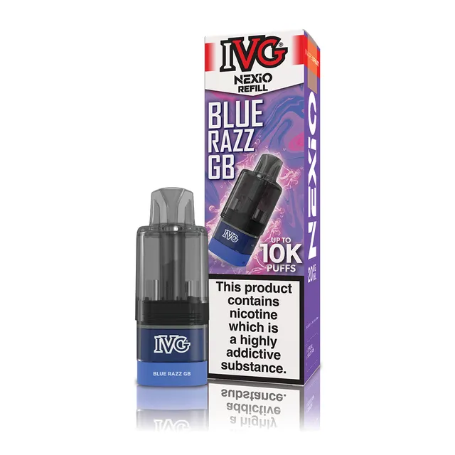 IVG NEXiO Blue Razz GB pod pré-rempli 20mg 10ml