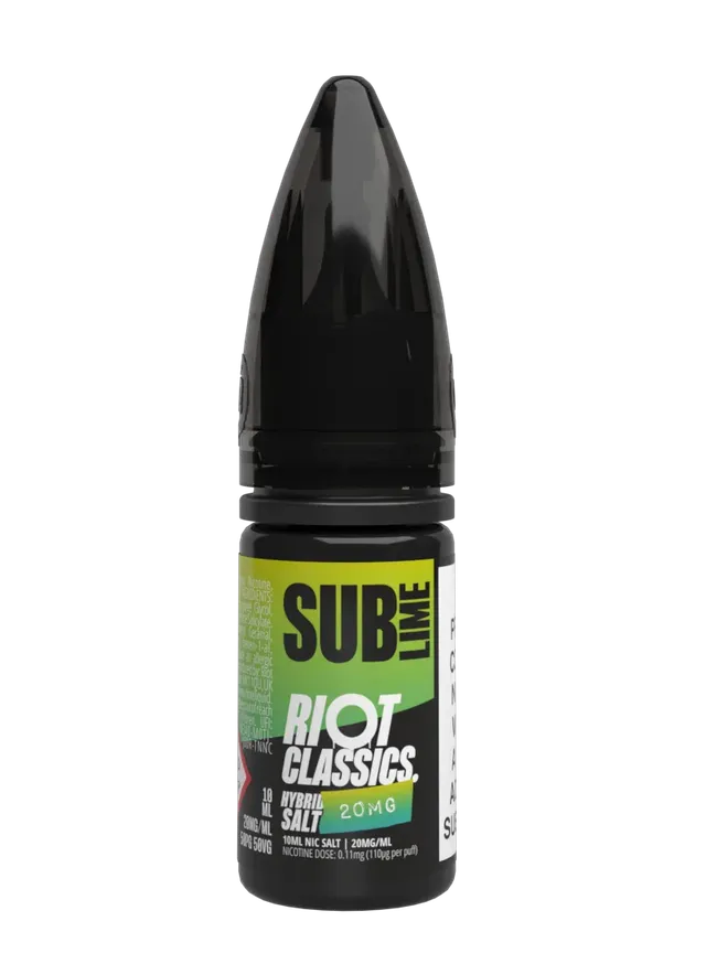 Riot Squad Classics Salt Sublime e-liquide 10ml 10mg citron