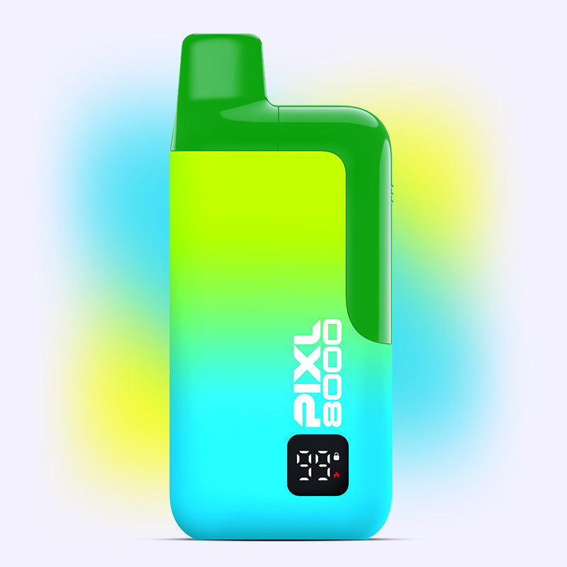 PIXL 8000 Rainbow Rush puff rechargeable 20mg ananas raisin