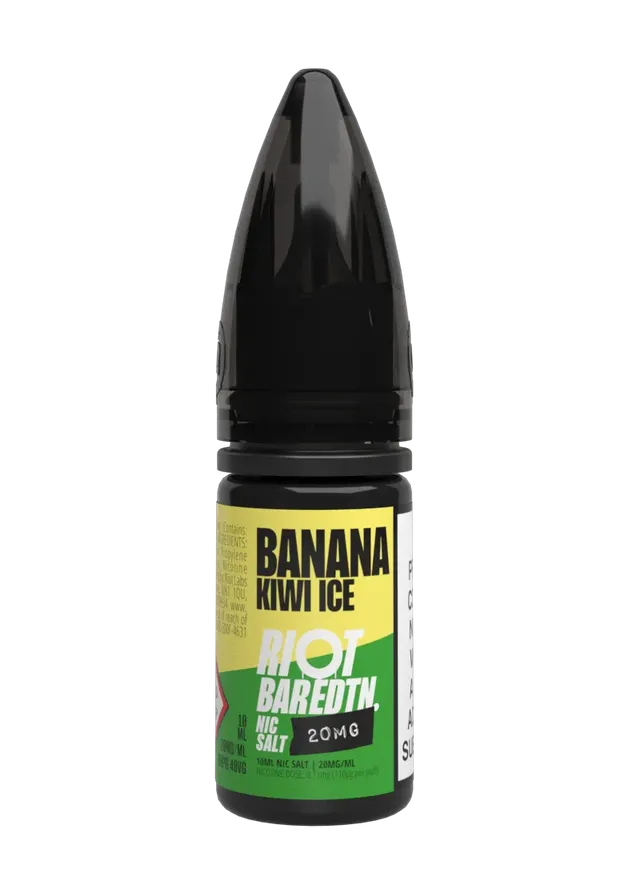 Riot Squad BAR EDTN Banane Kiwi Ice e-liquide 10ml frais