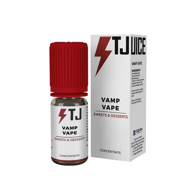 TJuice Vamp Vape Concentré 10ml Caramel Vanille
