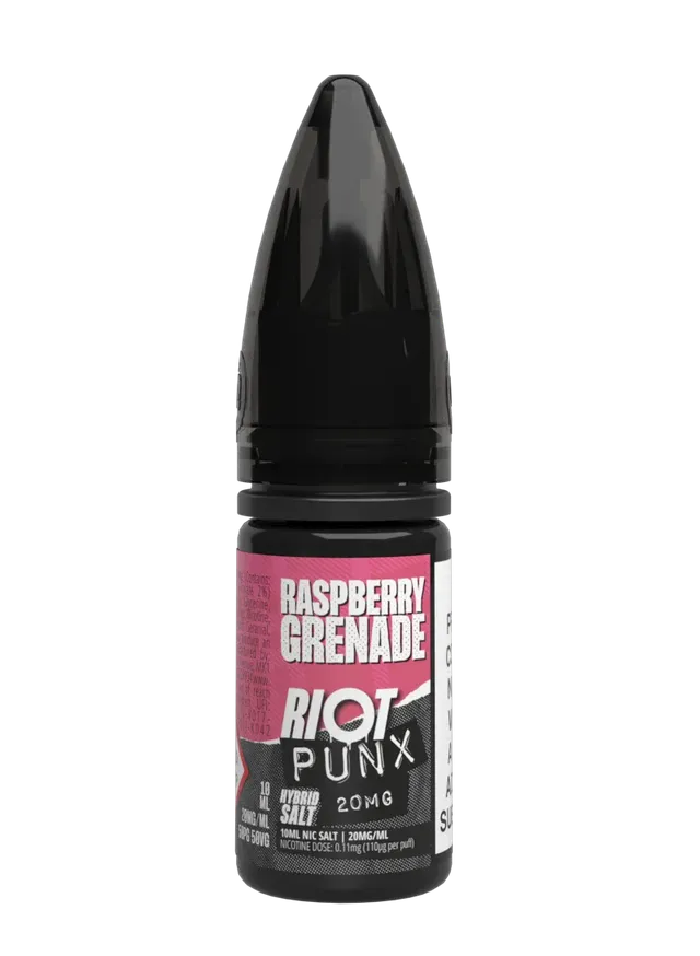 Riot Squad Punx Raspberry Grenade e-liquide 10ml 10mg framboise