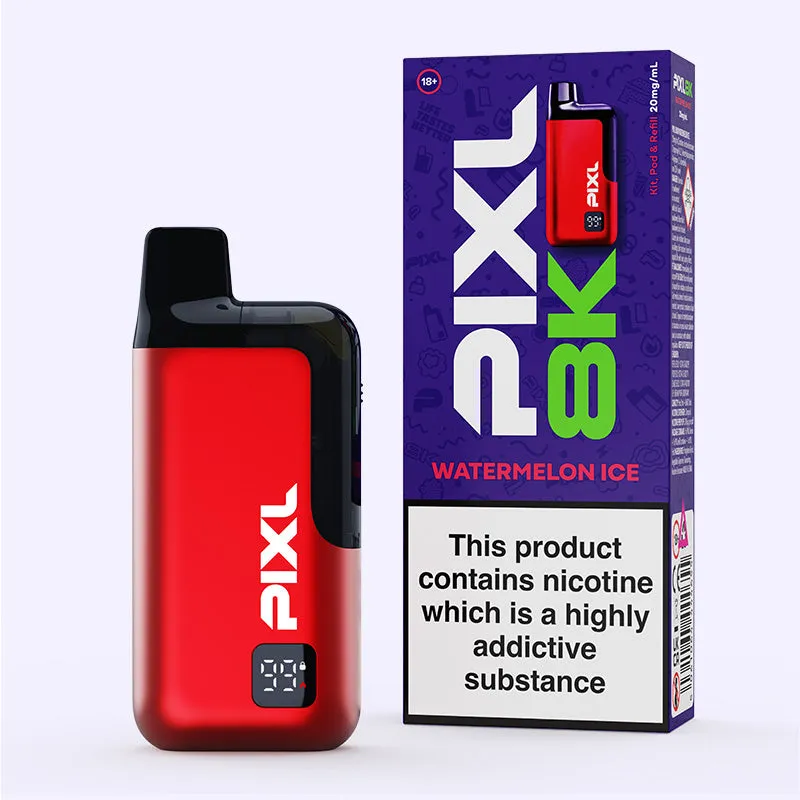 PIXL 8000 Big Puff puff rechargeable watermelon ice 20mg