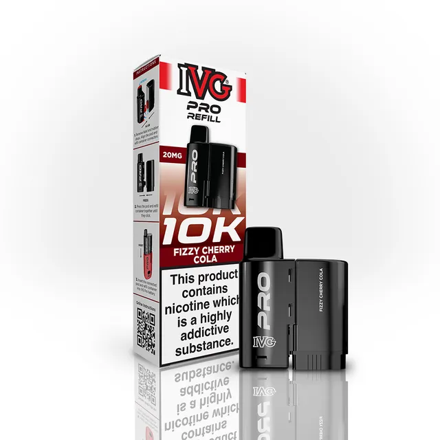 IVG PRO 10K Fizzy Cherry Cola Pod 20mg 2ml+10ml