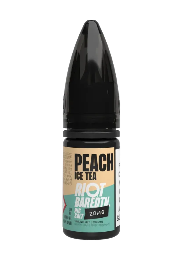 Riot Squad BAR EDTN Peach Ice Tea e-liquide 10ml 10mg pêche