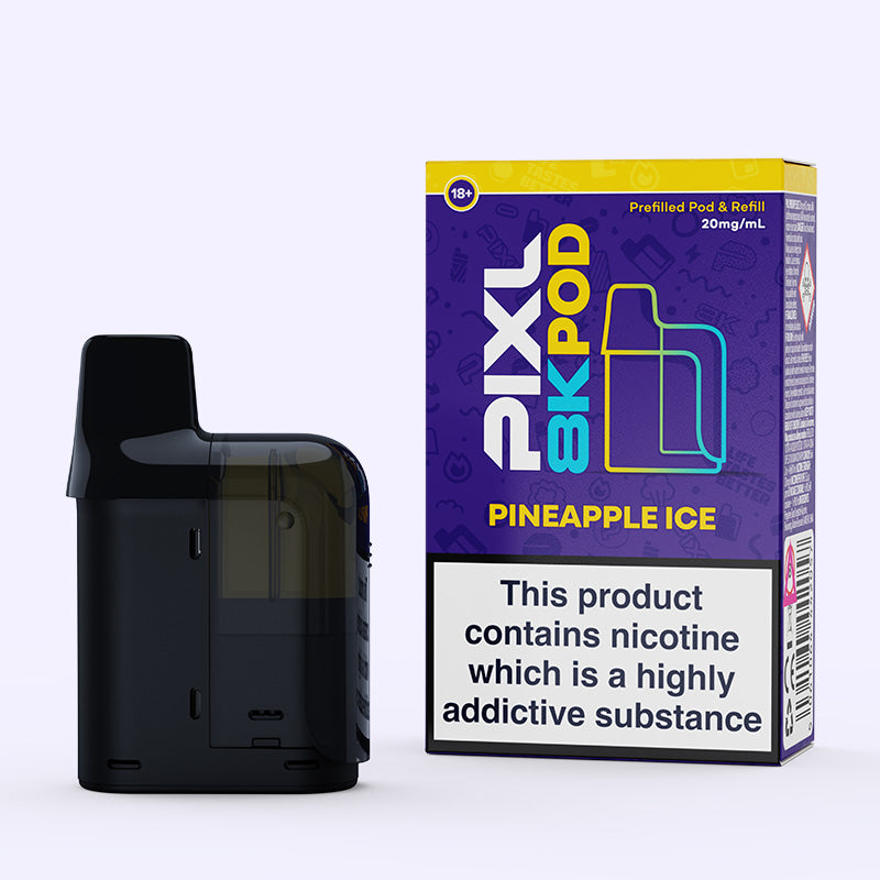 Pixl 8000 Pineapple Ice pod rechargeable 20mg ananas glace