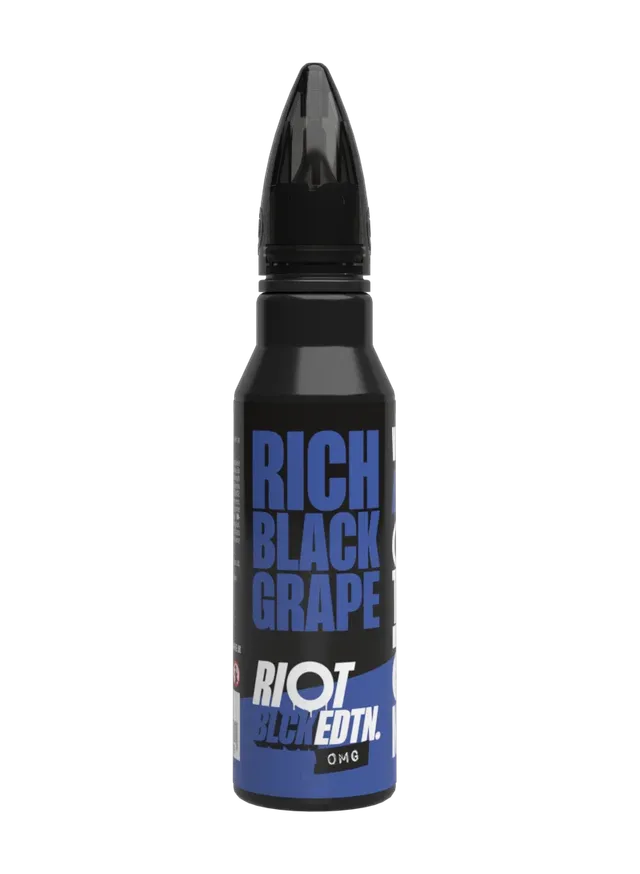 Riot Squad BLCK EDTN Raisin Noir e-liquide 2x50ml menthe