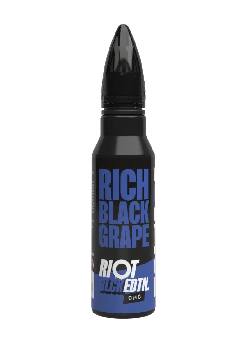 Riot Squad BLCK EDTN Raisin Noir e-liquide 2x50ml menthe