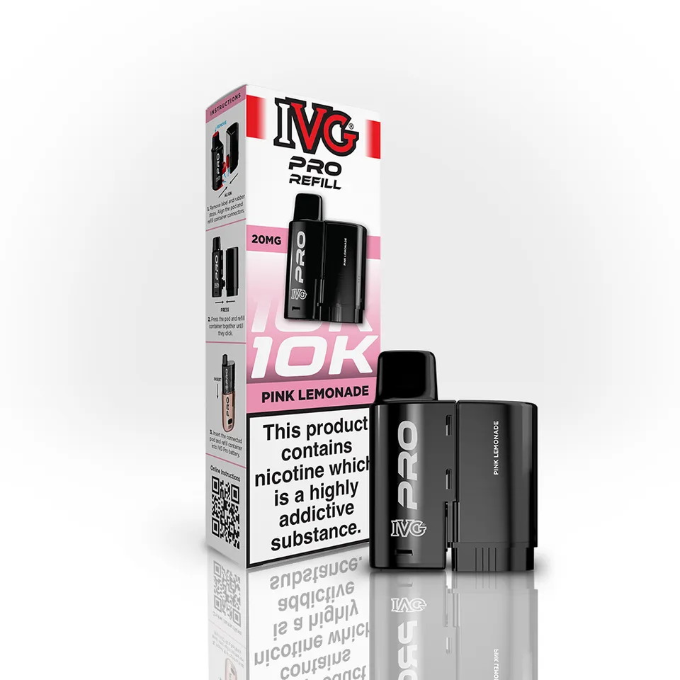 IVG PRO 10K Pink Lemonade pod rechargeable 20mg limonade rose