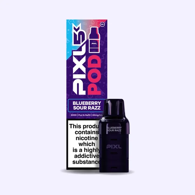 PIXL 5K pod prérempli Blueberry Sour Razz 20mg