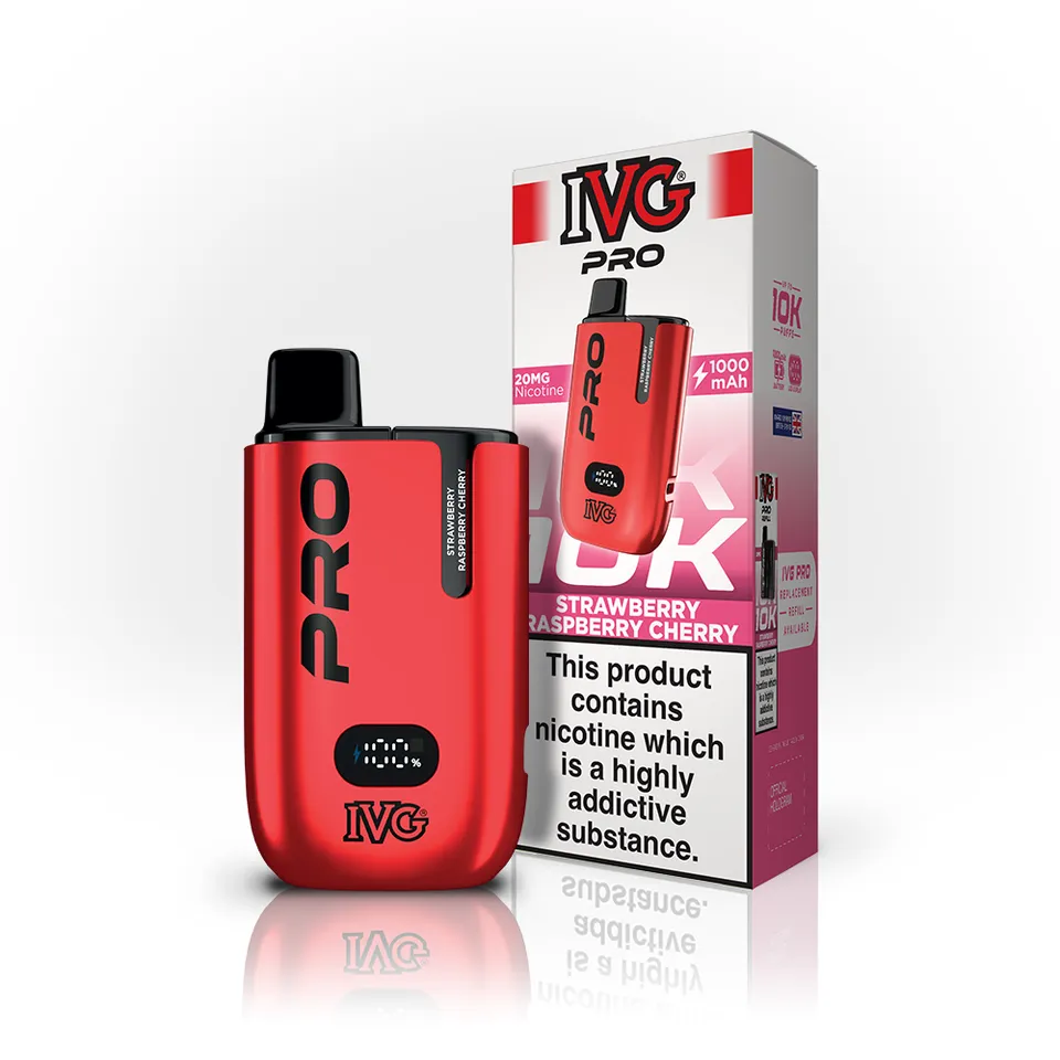 IVG PRO 10K Kit Strawberry Raspberry Cherry 20mg - Pod 12ml