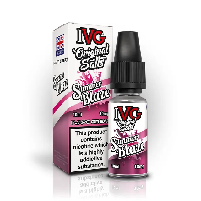 IVG Original Salts Summer Blaze E-liquide 10ml 20mg Baie