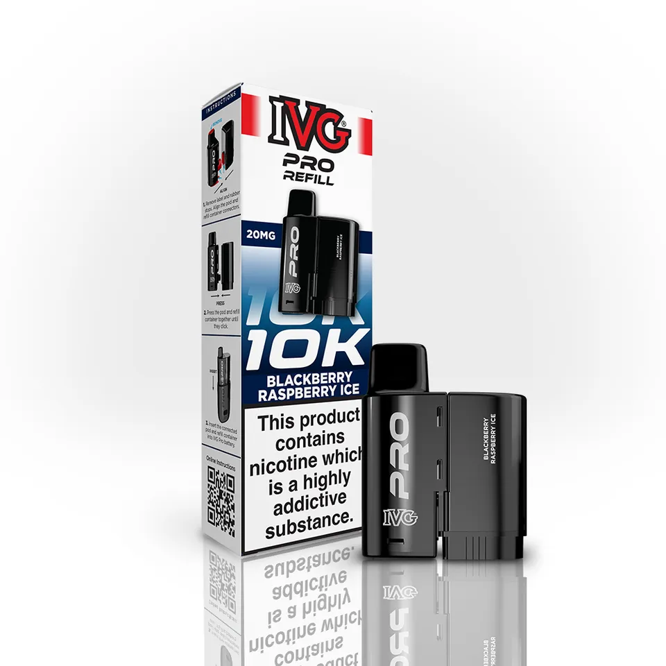 IVG Pro Blackberry Raspberry Ice Pod Recharge 20mg 12ml