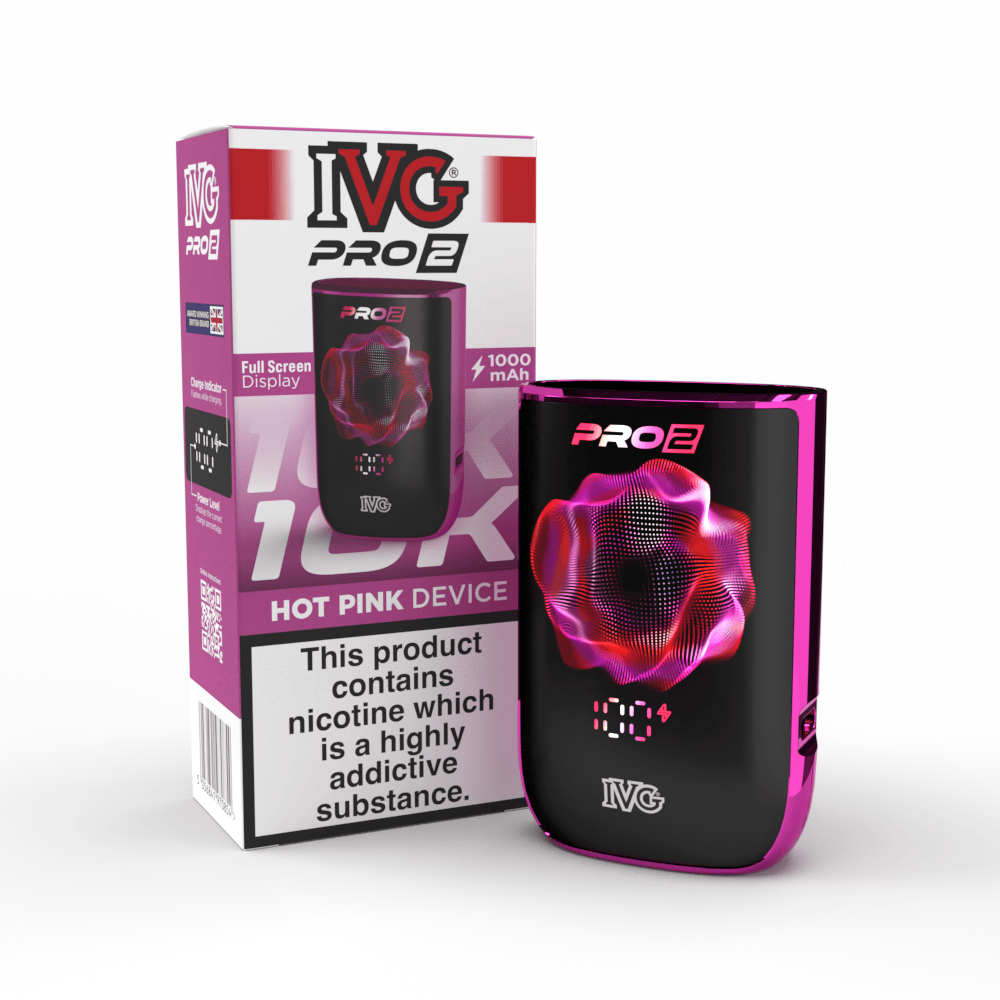 IVG PRO 2 Hot Pink appareil pod rechargeable 1000mAh rose
