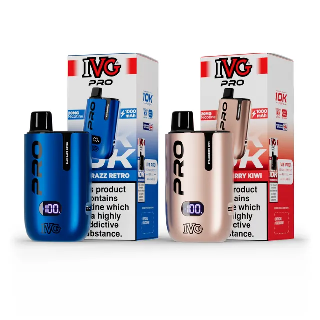 IVG PRO Kits Bundle lot 2 kits pod rechargeable saveur au choix