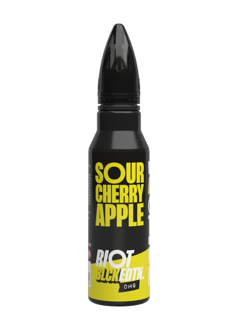 Riot Squad BLCK EDTN Sour Cherry Apple e-liquide 2x50ml cerise
