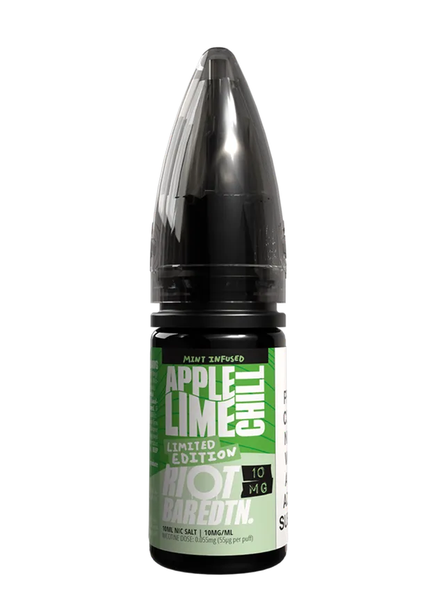 Riot Squad Bar Edtn Apple Lime Chill e-liquide 10ml 10mg pomme