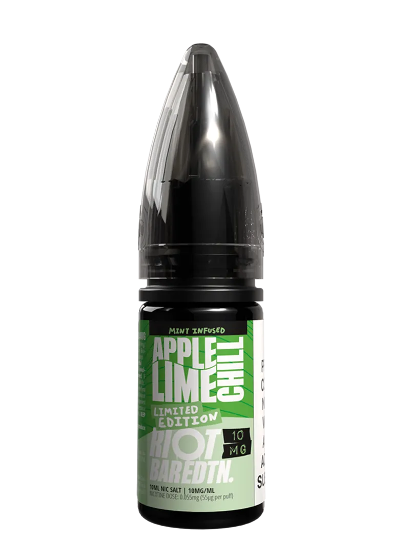 Riot Squad Bar Edtn Apple Lime Chill e-liquide 10ml 10mg pomme