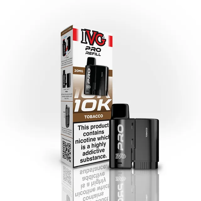 IVG Pro 10K Pod Pré-rempli Tabac 20mg
