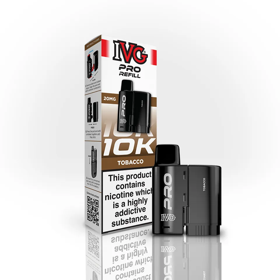 IVG Pro 10K Pod Pré-rempli Tabac 20mg