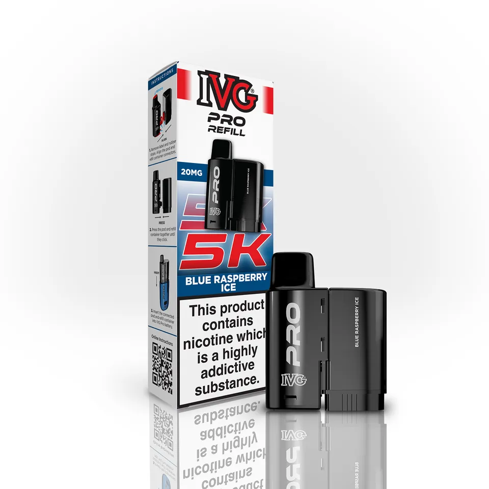 IVG Pro 5K Blue Raspberry Ice Pod Pré-rempli 20mg