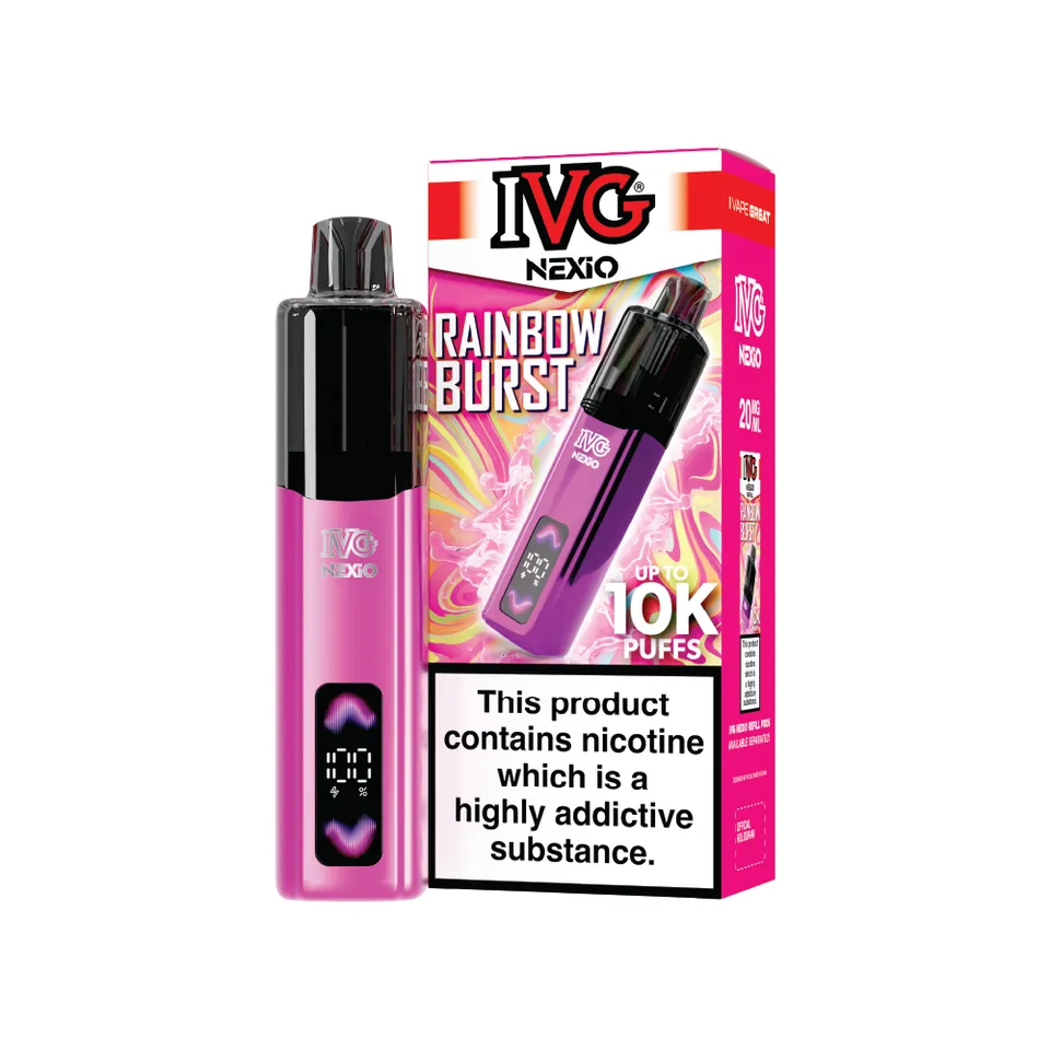 IVG NEXiO Rainbow Burst Kit Pod rechargeable 20mg 10ml