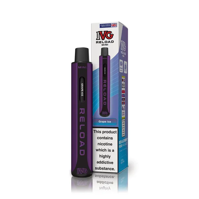 IVG Reload Mini kit pod Grape Ice 20mg 2ml 600 bouffées