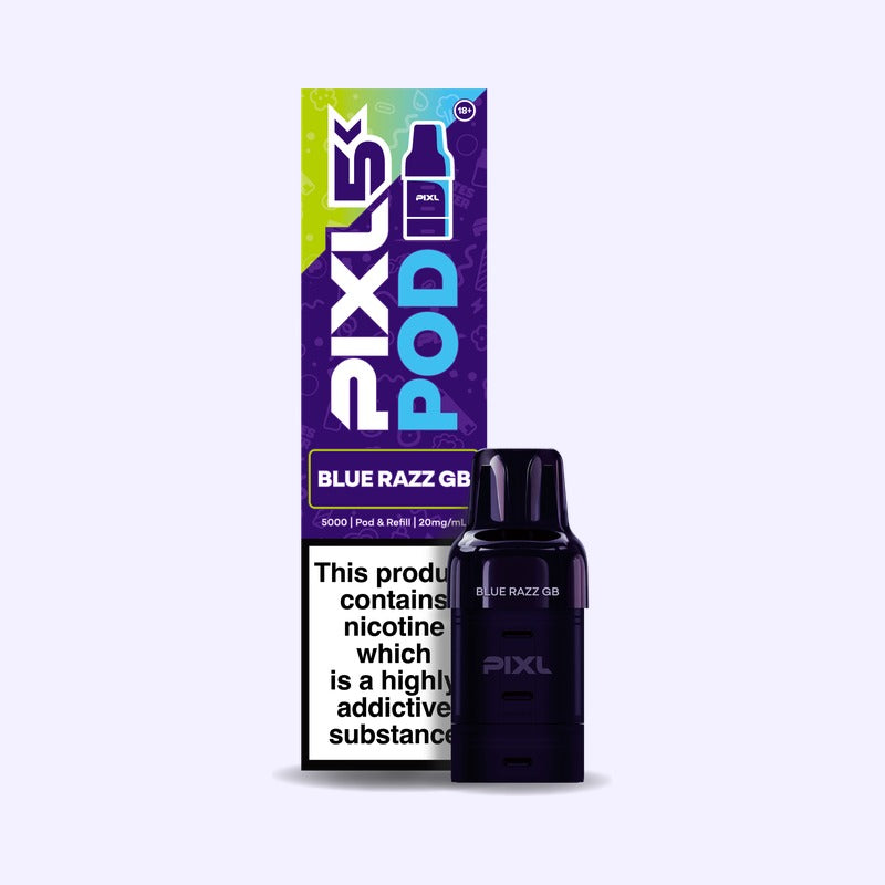 Pixl 5K Blue Razz GB pod rechargeable 20mg framboise