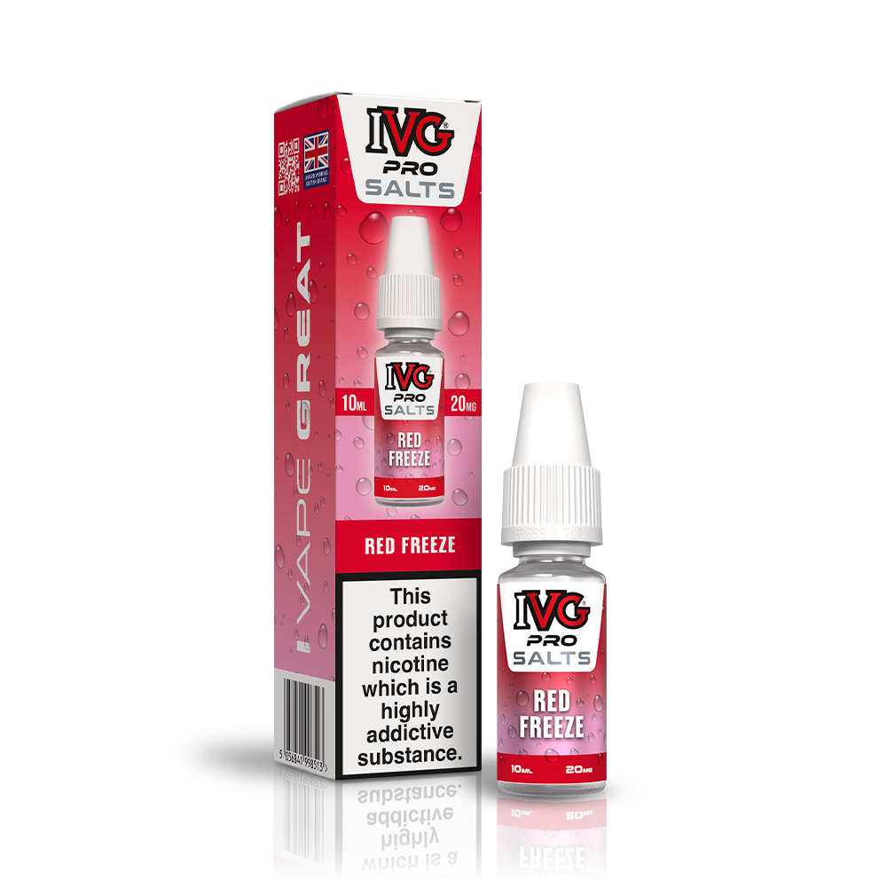 IVG Pro Salts e-liquide Red Freeze 10ml 10mg/20mg fraise glace