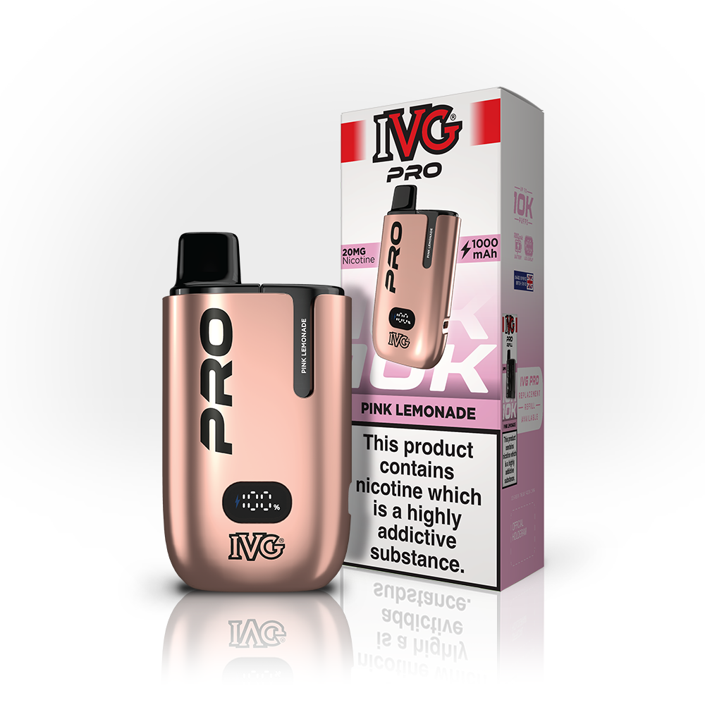 IVG PRO Pink Lemonade kit pod 10K 20mg