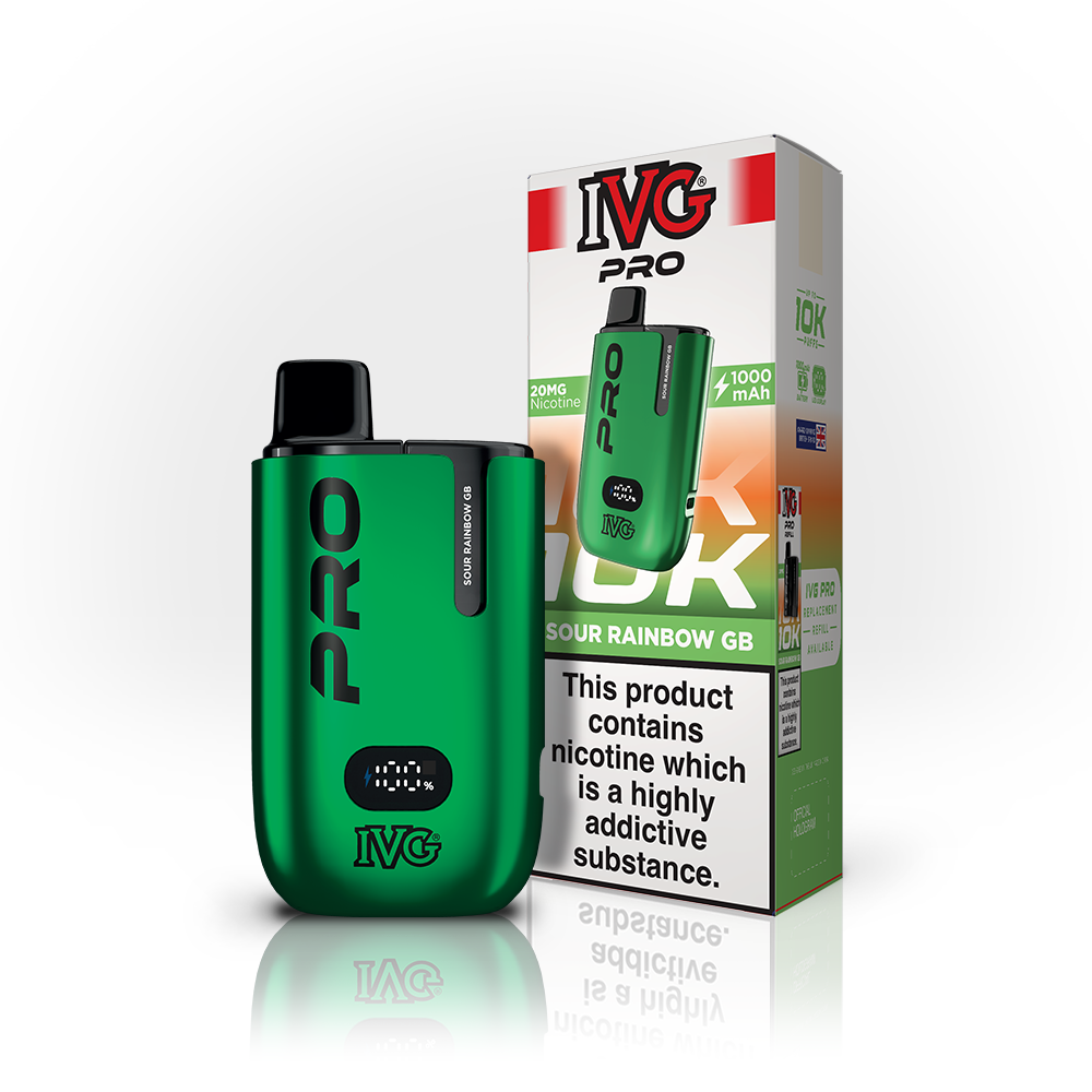 IVG PRO 10K Sour Rainbow GB kit pod fruits acides 20mg