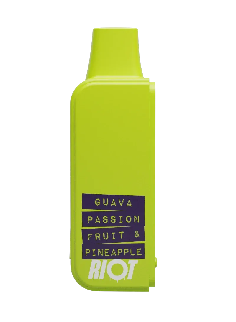 Riot Squad Connex pod 600 puffs Guava Passionfruit Pineapple 20mg