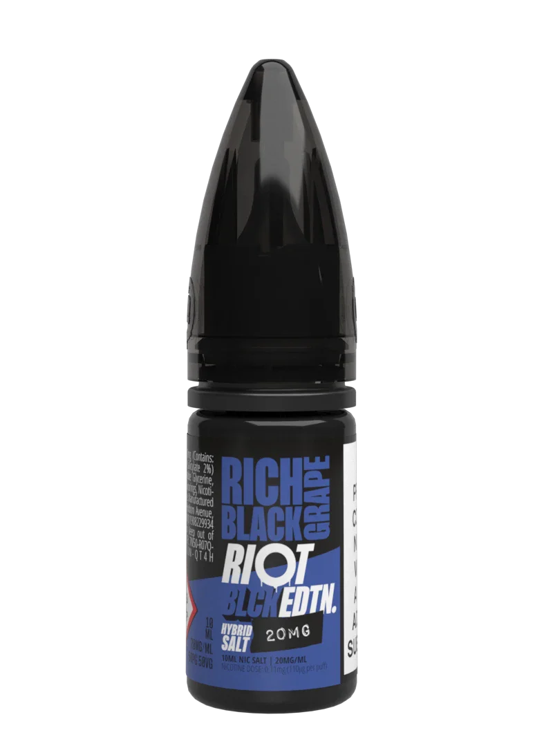Riot Squad BLCK EDTN Rich Black Grape e-liquide 10ml 10mg