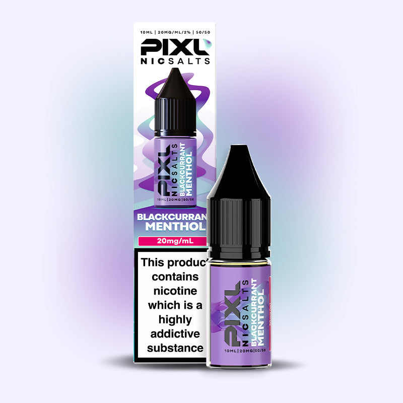 Pixl Nic Salts Blackcurrant Menthol E-liquide 20mg 10ml