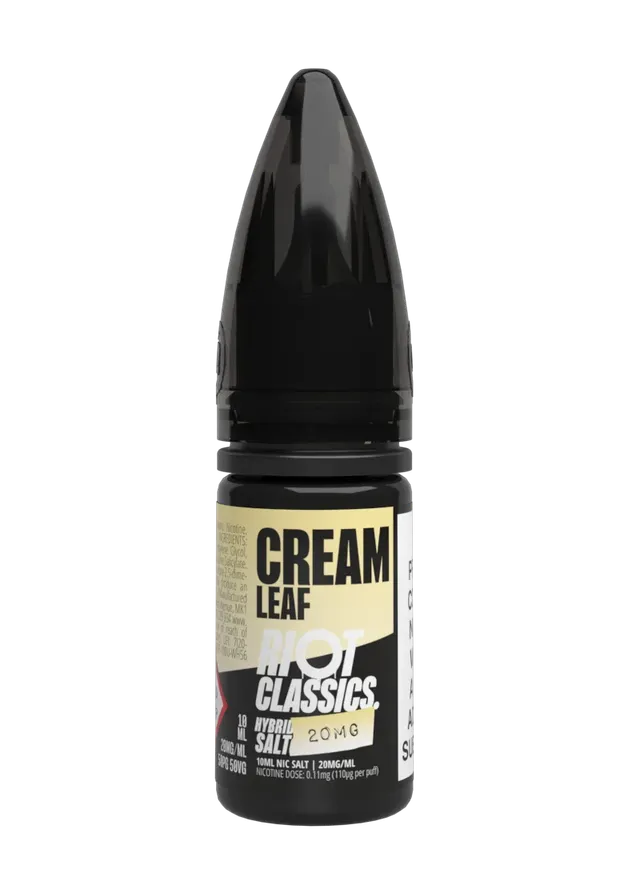 Riot Squad Classics Salt Cream Leaf e-liquide 10ml 10mg tabac