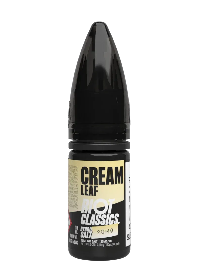 Riot Squad Classics Salt Cream Leaf e-liquide 10ml 10mg tabac