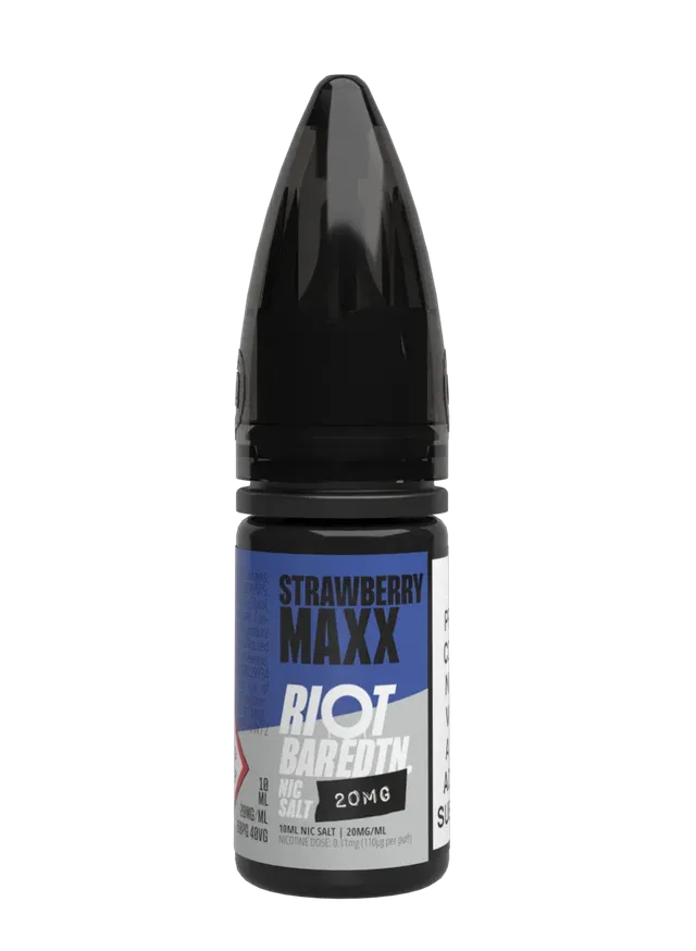 Riot Squad Bar Edtn Strawberry Maxx e-liquide 10mg 10ml energy