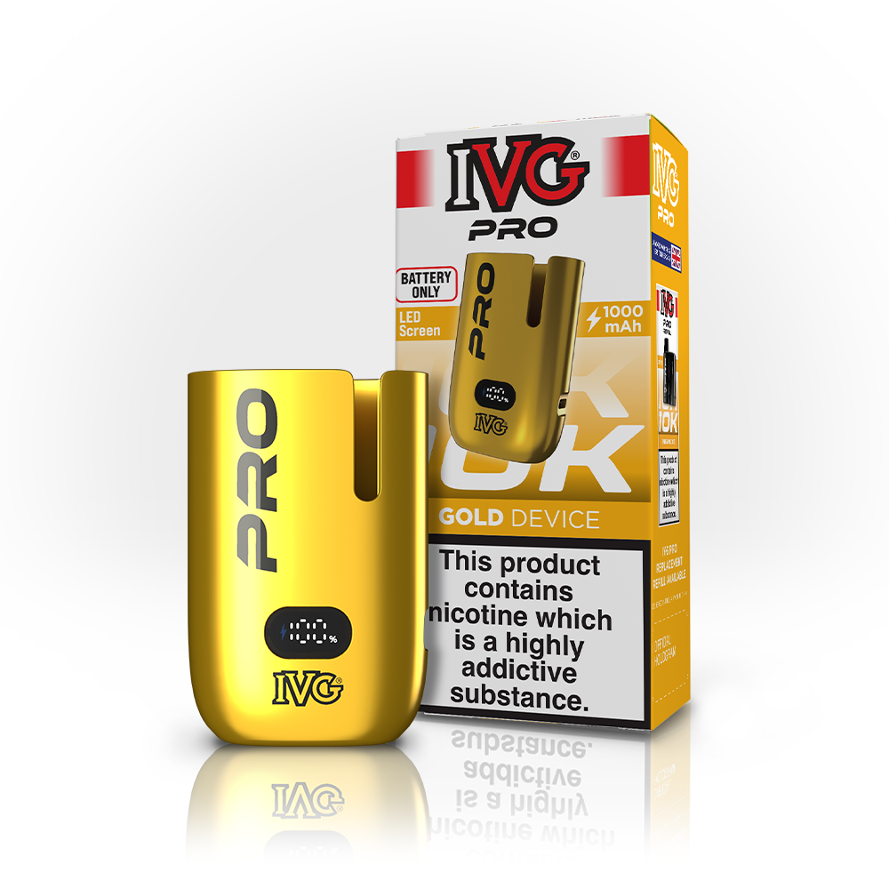 IVG Pro Device Gold Pod Rechargeable Boîtier Seul