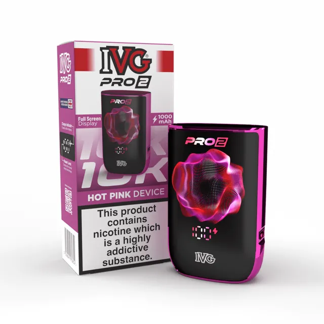 IVG PRO 2 Hot Pink appareil pod rechargeable 1000mAh rose