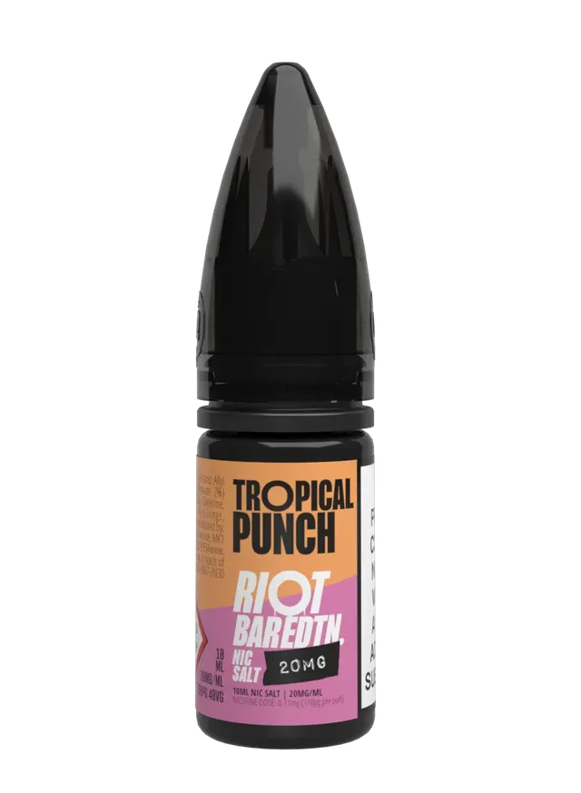 Riot Squad Bar Edtn Tropical Punch e-liquide 10ml 10mg pêche