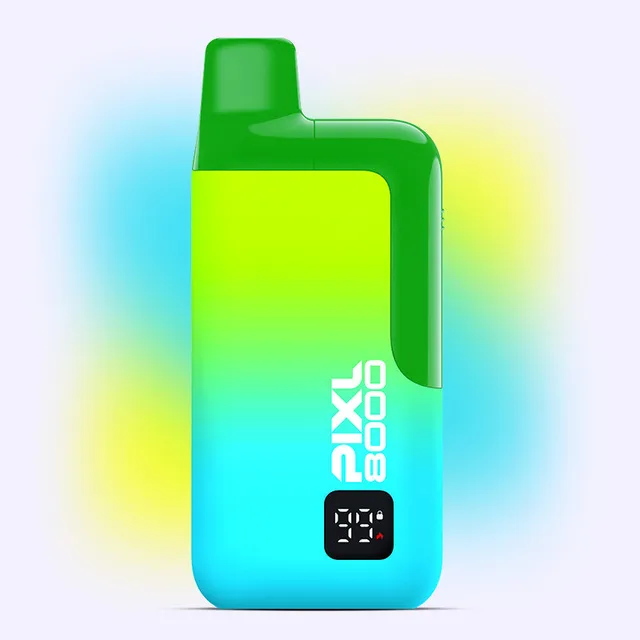 PIXL 8000 Rainbow Rush puff rechargeable 20mg ananas raisin