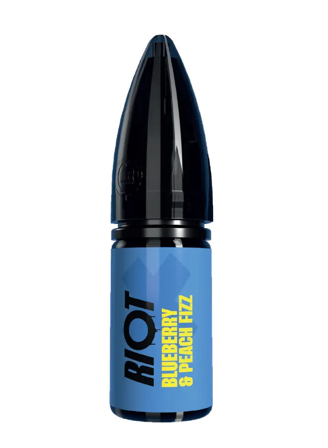 Riot Squad Riot X Blueberry Peach Fizz e-liquide 10mg 10ml pêche